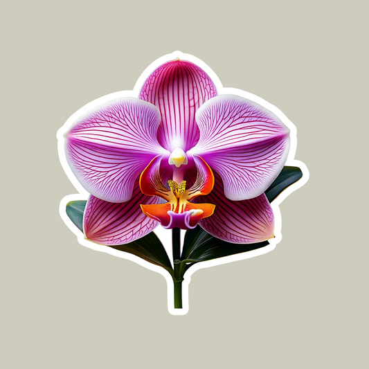 Orchid Flower Sticker