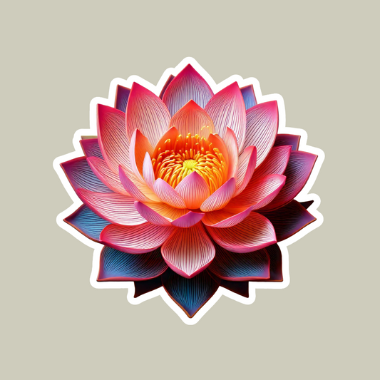 Lotus Flower Sticker