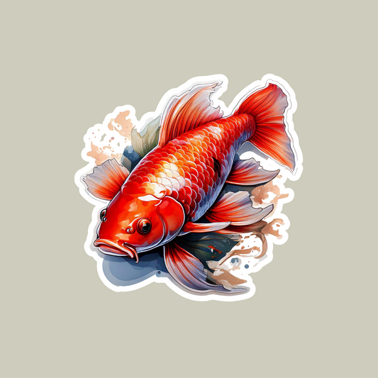 Koi Fish Sticker