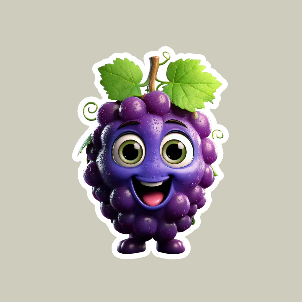 Grape Sticker