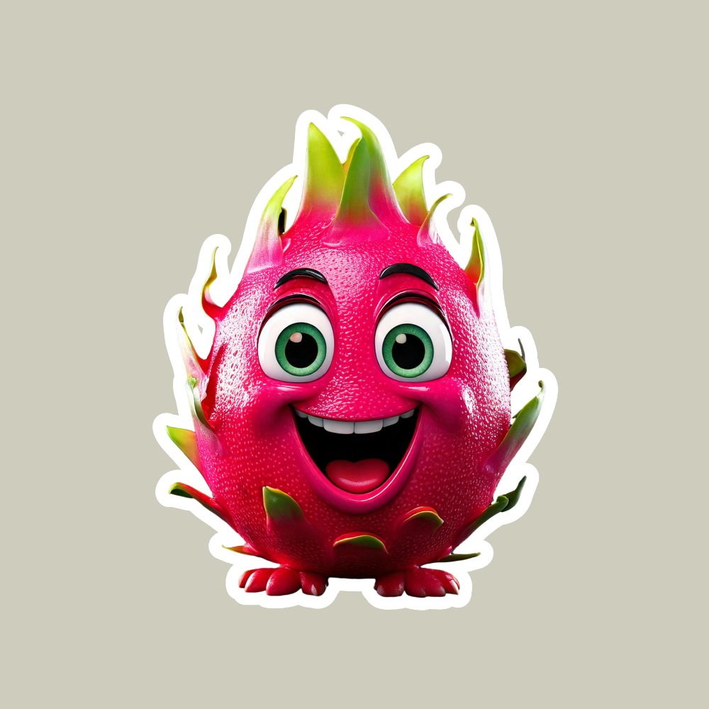 Dragonfruit Sticker