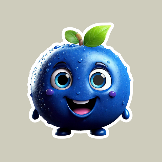 Blueberry Sticker