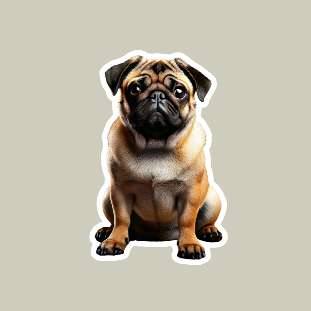 Pug Sticker