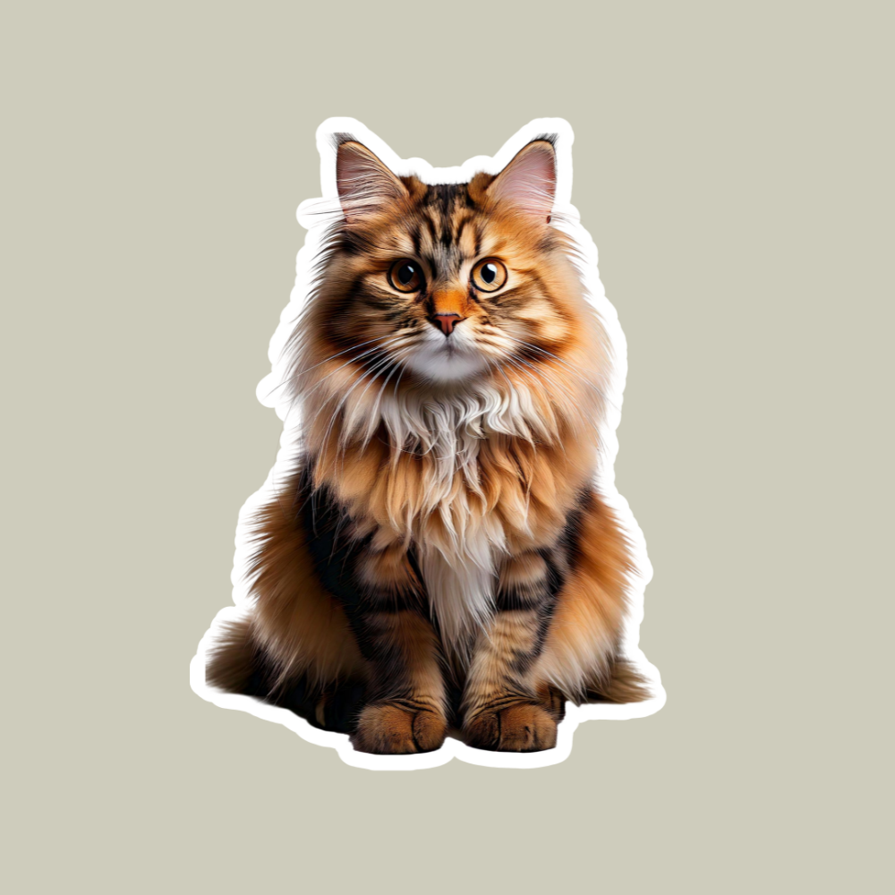 Siberian Cat Sticker