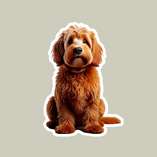 Golden Doodle Sticker