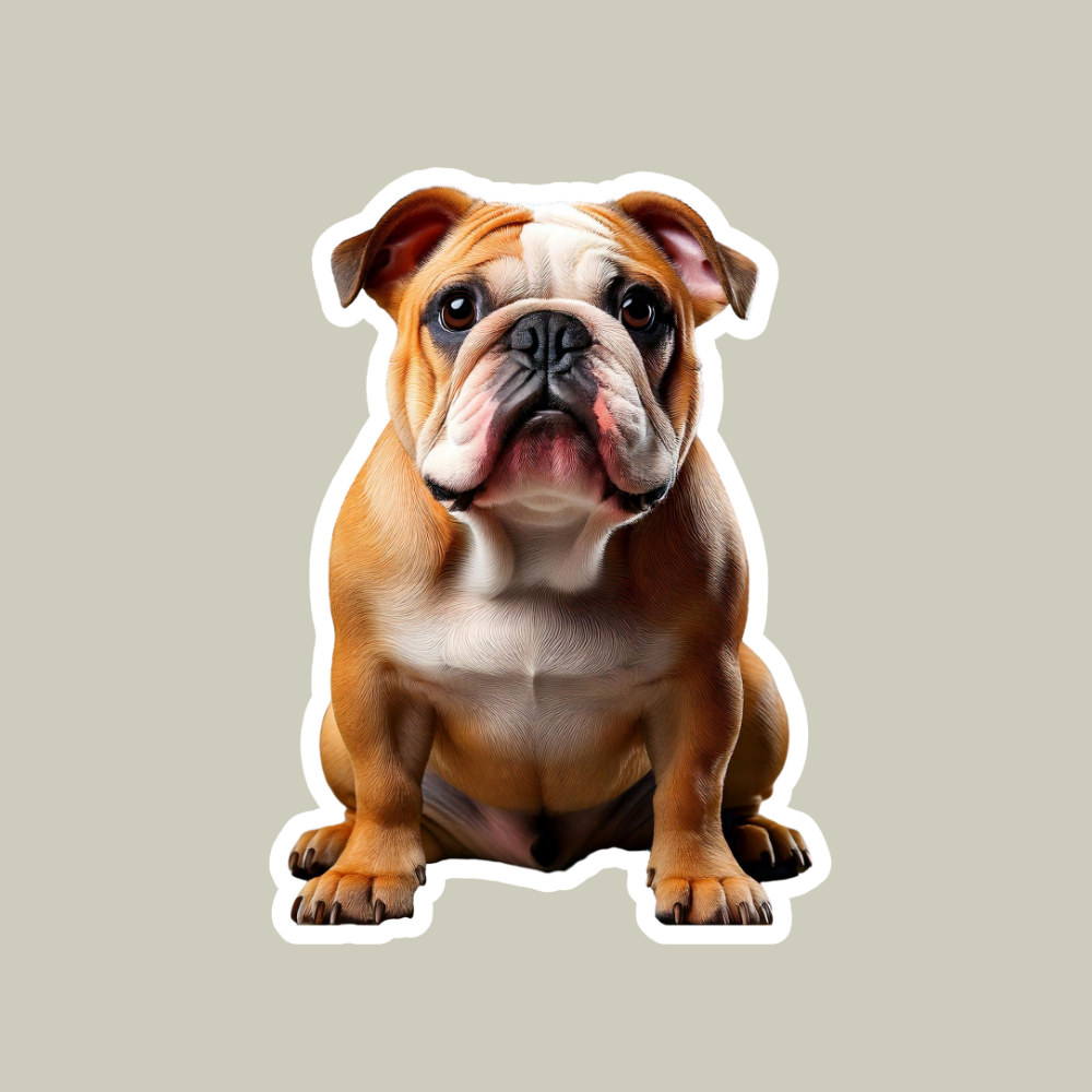 Bulldog Dog Sticker