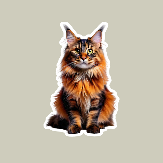 Maincoon Cat Sticker