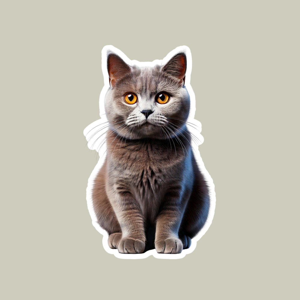 British Short Cat Sticker