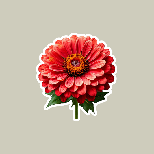 Zinnia Sticker