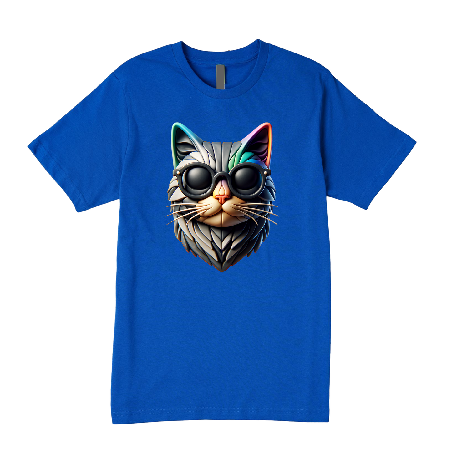 Futuristic Cat Tee - Embrace the Future