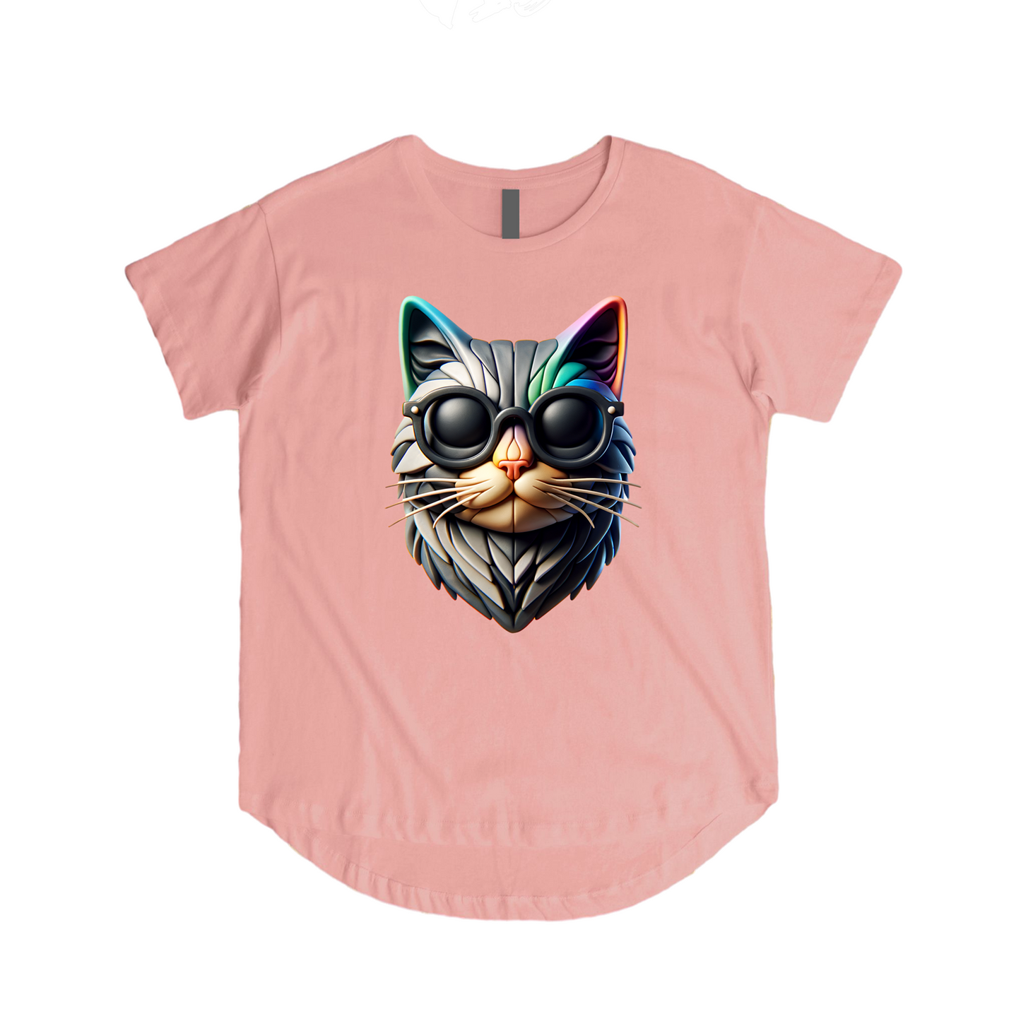 Futuristic Cat Tee - Embrace the Future