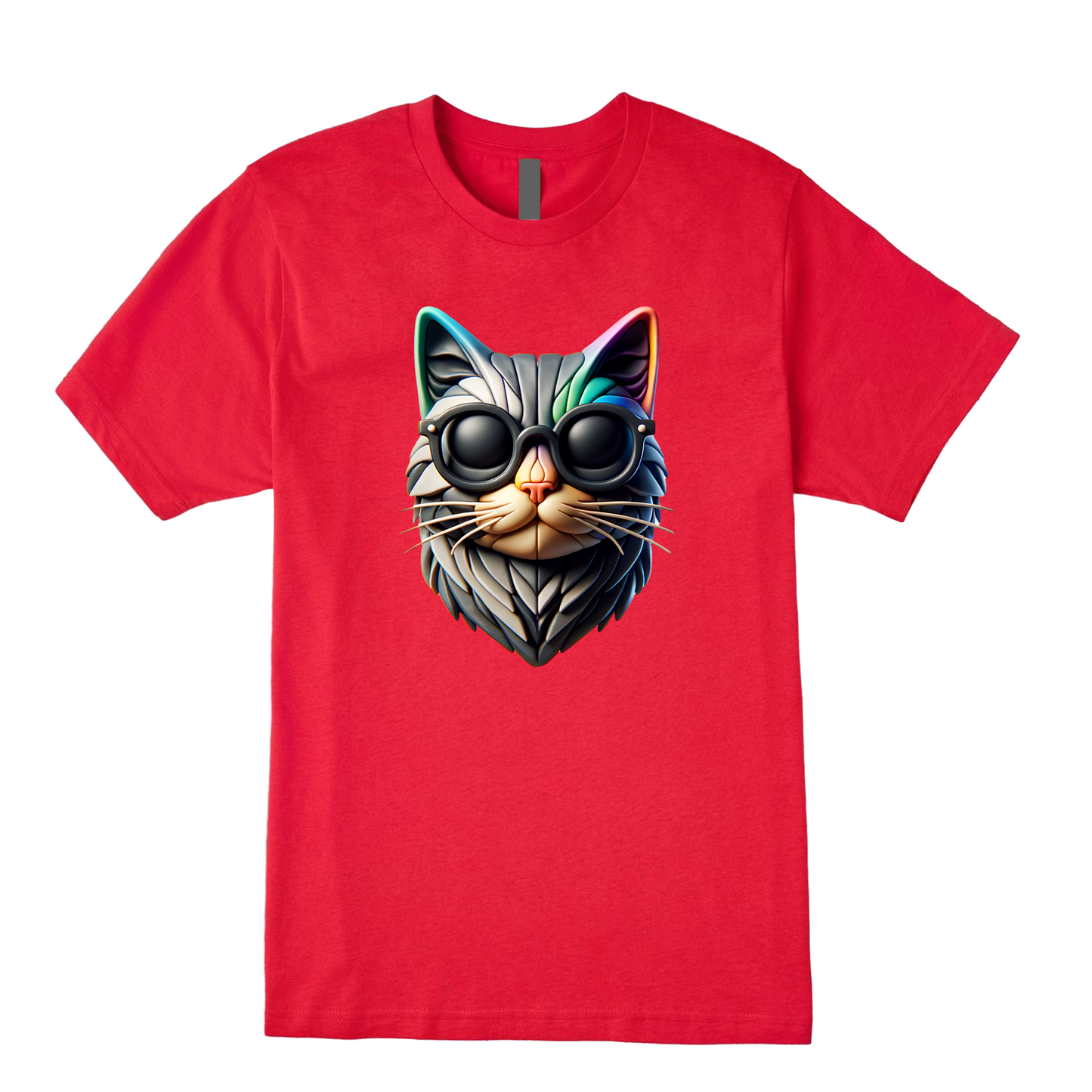 Futuristic Cat Tee - Embrace the Future