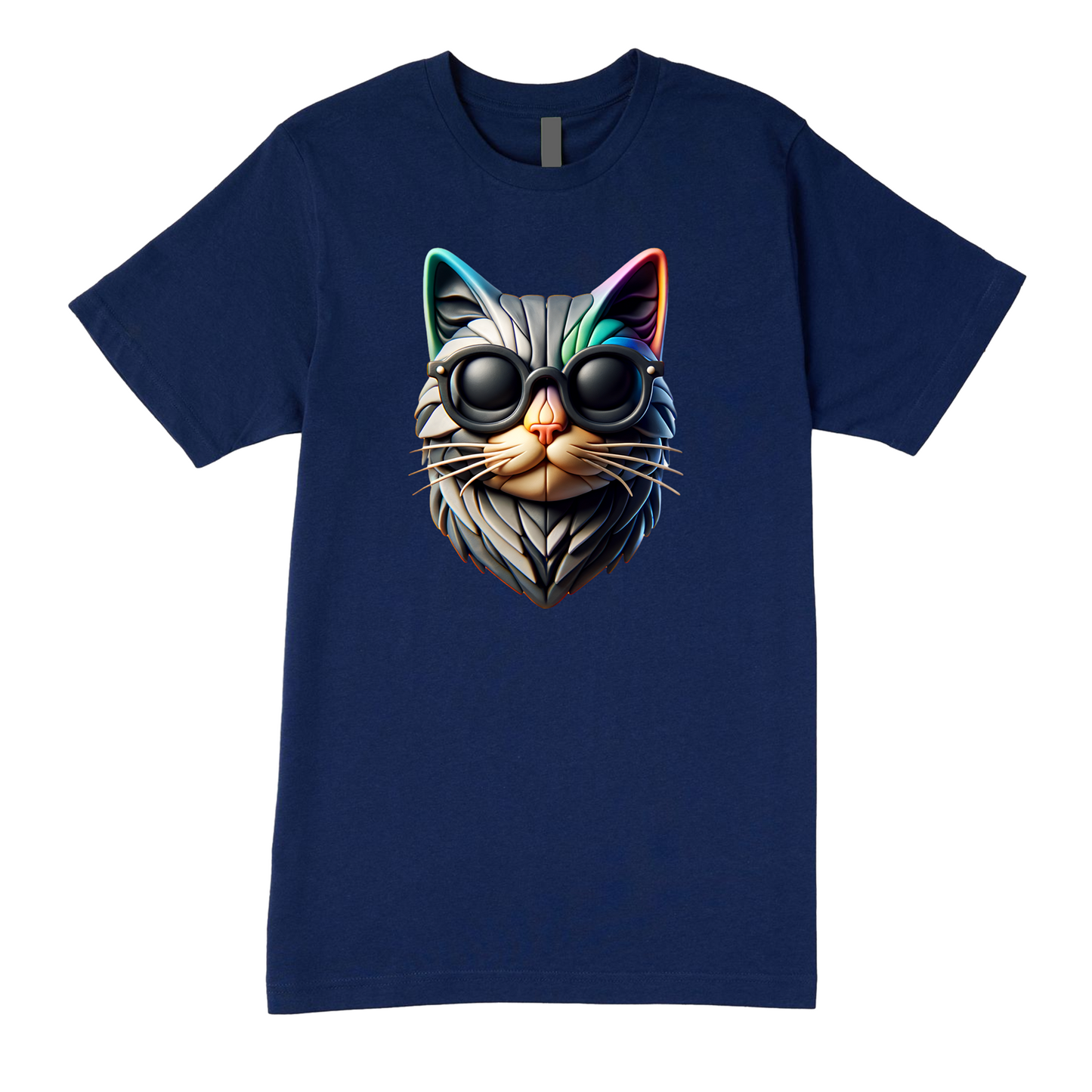 Futuristic Cat Tee - Embrace the Future