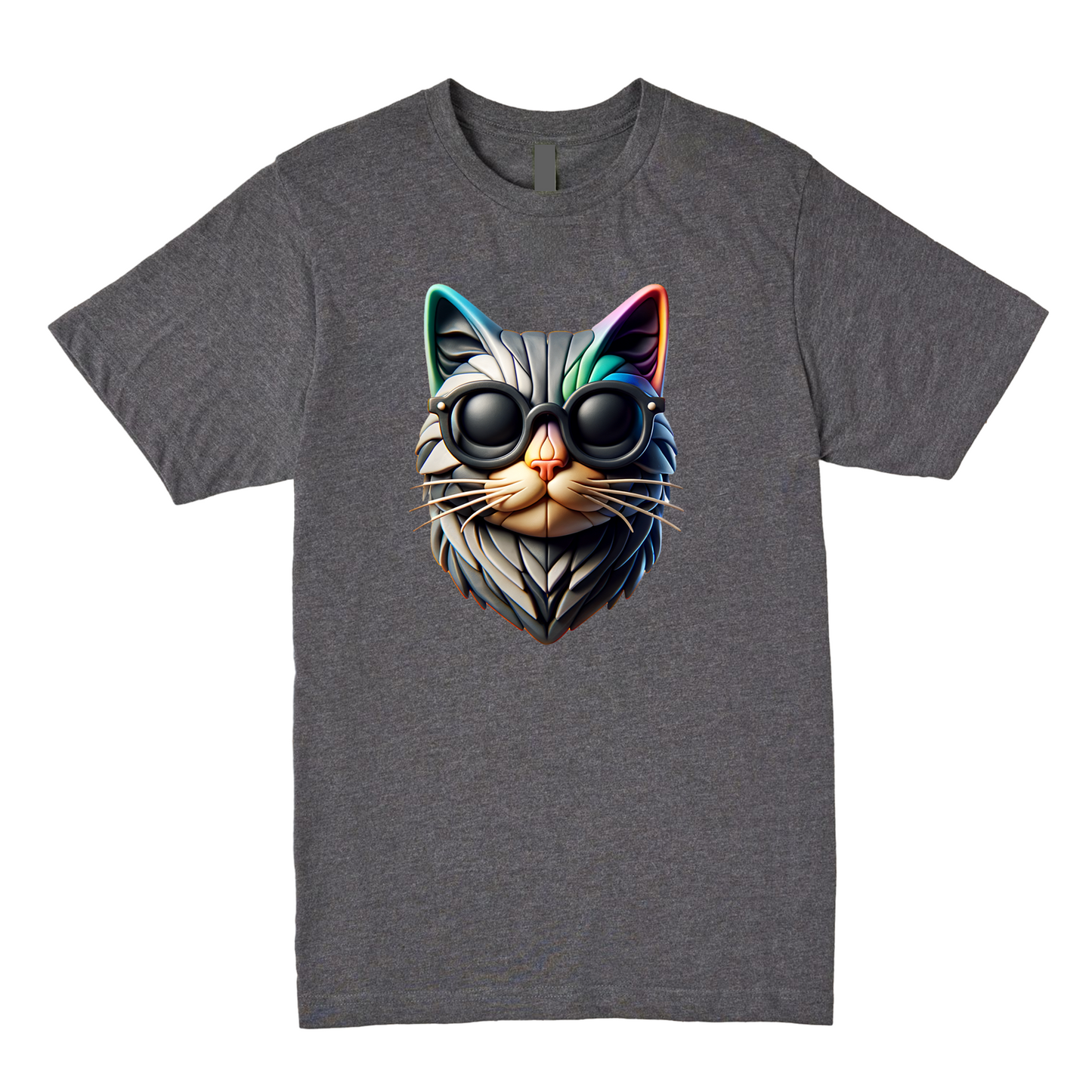 Futuristic Cat Tee - Embrace the Future