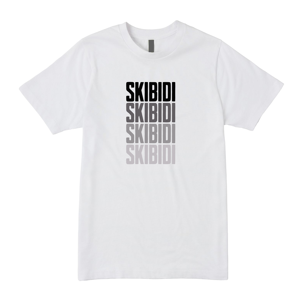 Skibidi Shirt - Black Print