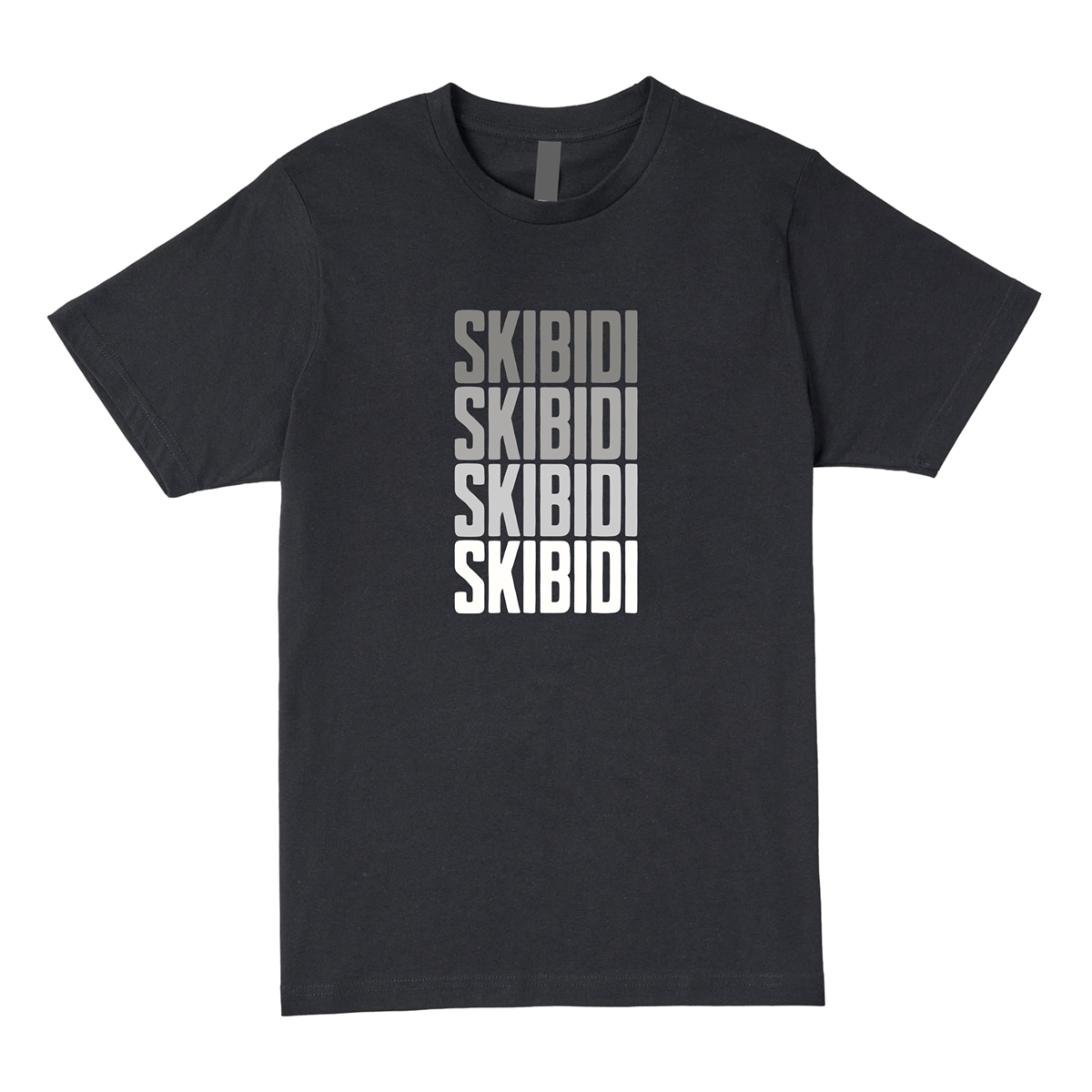 Skibidi Shirt - Black Print