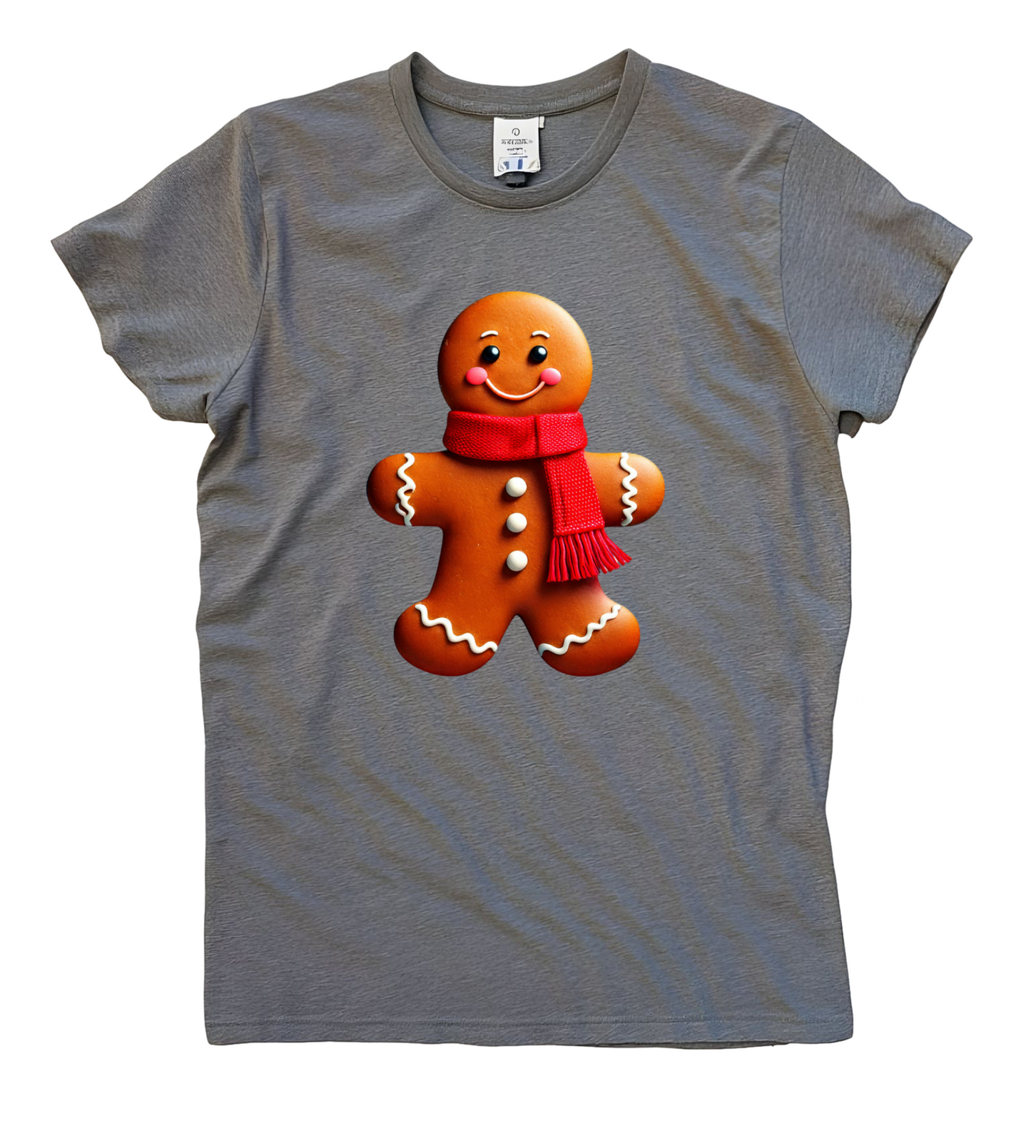 Gingerbread Tee with festive Christmas design